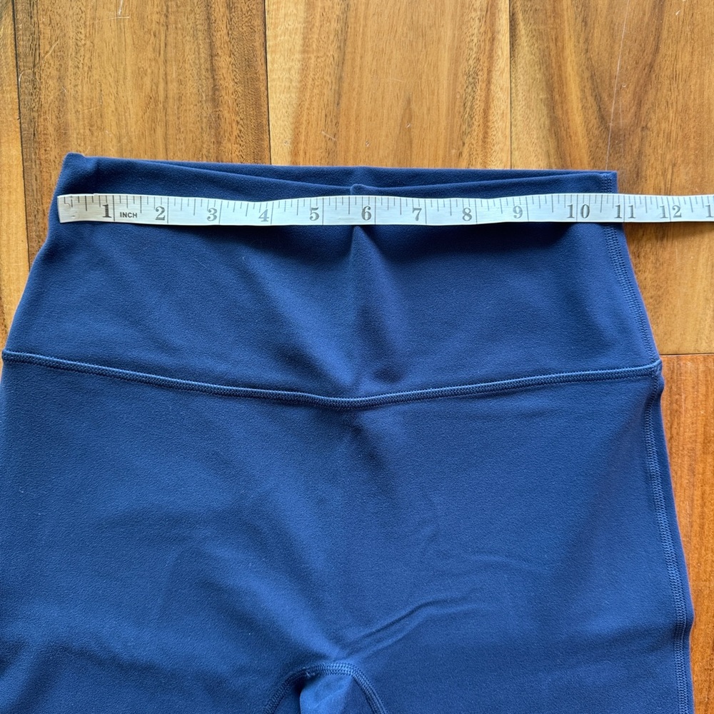 Abercrombie & Fitch Navy Blue Flared Track Pants - Picture 3 of 5